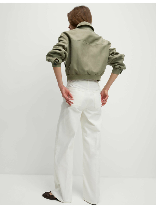 Marks & Spencer Suede relaxed Harrington jacket Marks & Spencer brown