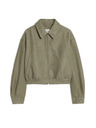 Marks & Spencer Suede relaxed Harrington jacket Marks & Spencer brown