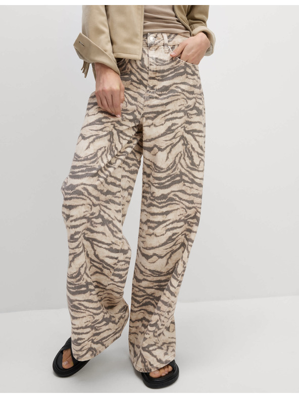 Marks & Spencer Széles szárú farmer állatos mintával Marks & Spencer