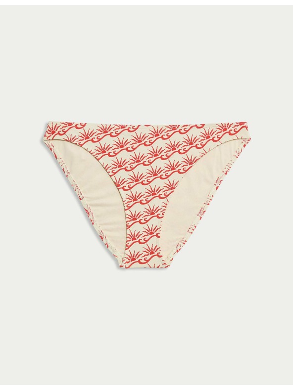 Marks & Spencer Bikini alsó, magas szabású, nyomattal Marks & Spencer piros