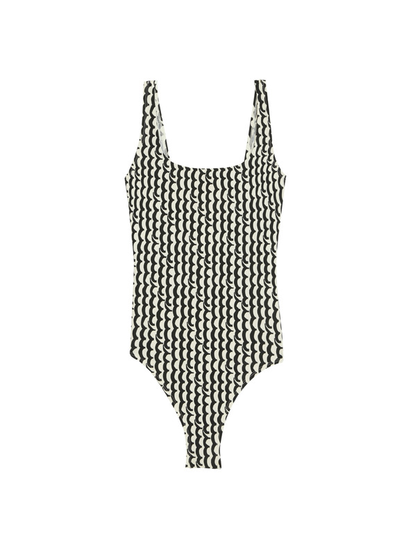 Marks & Spencer Fürdőruha ovális nyakkivágással és nyomattal Marks & Spencer