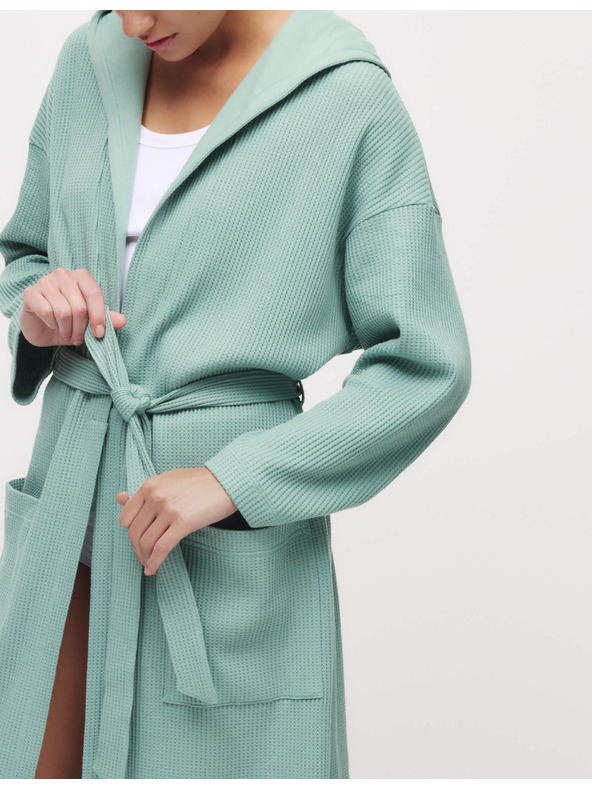 Marks & Spencer Kényelmes jersey anyagú fürdőköpeny waffle mintázattal Marks & Spencer