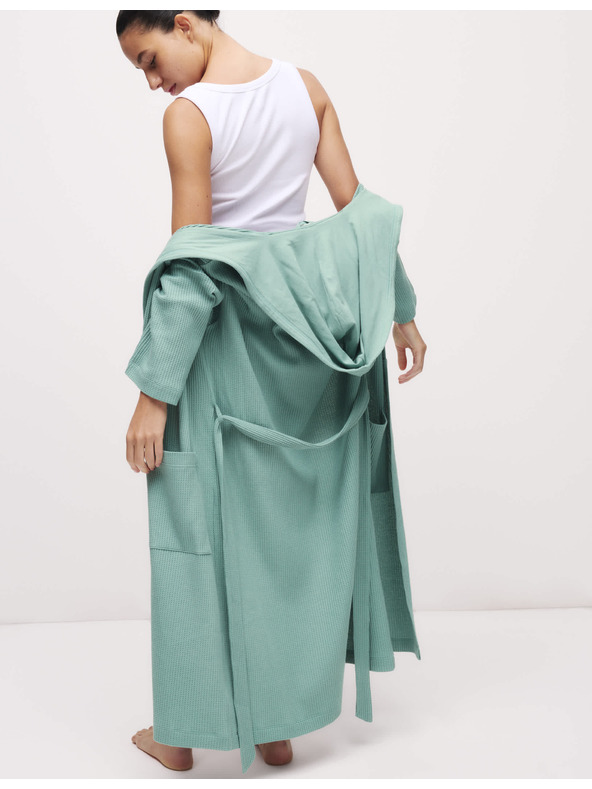 Marks & Spencer Kényelmes jersey anyagú fürdőköpeny waffle mintázattal Marks & Spencer