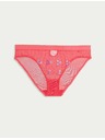 Marks & Spencer Magasan szabott Karina alsónadrág hímzéssel Marks & Spencer piros