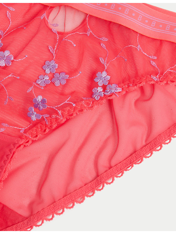 Marks & Spencer Magasan szabott Karina alsónadrág hímzéssel Marks & Spencer piros