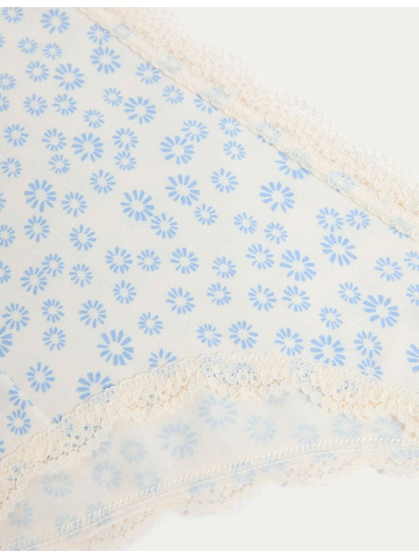 Marks & Spencer Brazil fazonú alsónadrág magas pamuttartalommal, 3 db Marks & Spencer krém