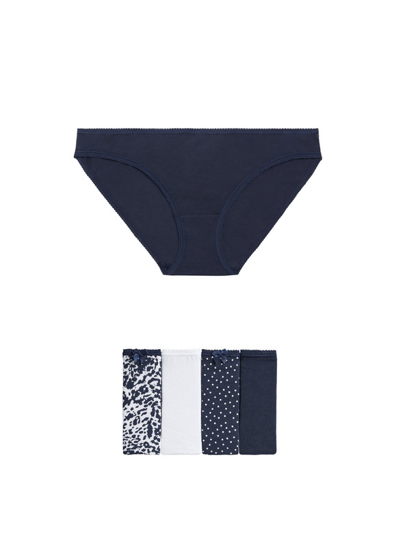 Marks & Spencer Lycra™ pamut alsó, 5 db Marks & Spencer kék