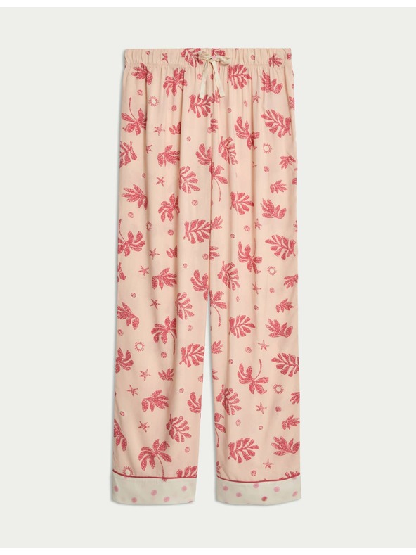 Marks & Spencer Marks & Spencer rózsaszín, mintás pizsama nadrág