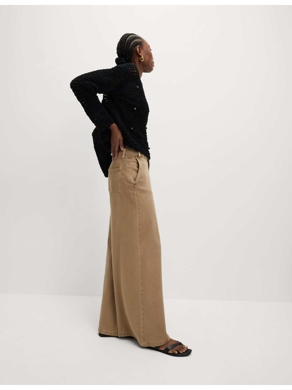 Marks & Spencer Marks & Spencer fekete rövid pulóver pamut keverékkel, laza szabású