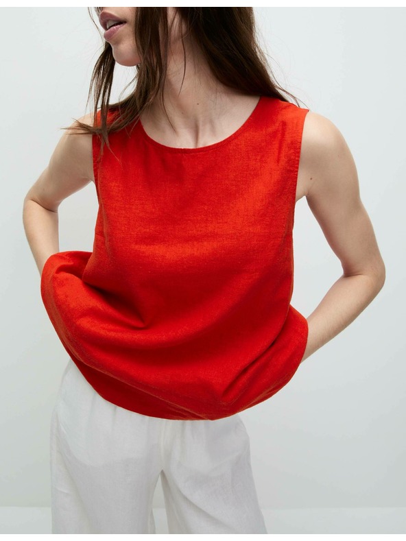 Marks & Spencer Hátul keresztezett ujjatlan felső magas lentartalommal Marks & Spencer