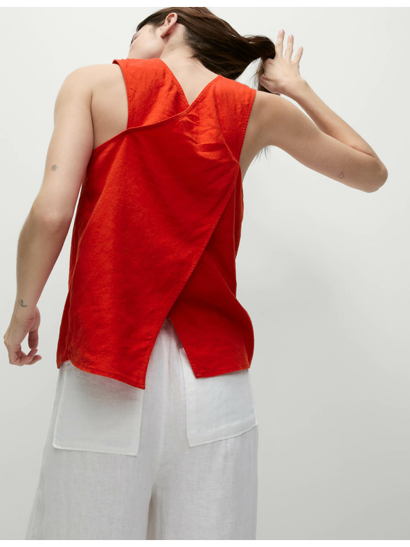 Marks & Spencer Hátul keresztezett ujjatlan felső magas lentartalommal Marks & Spencer