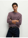 Marks & Spencer 100% pamut garbó nyakú pulóver Marks & Spencer lila