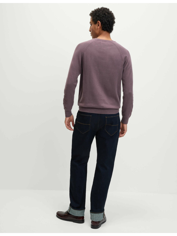 Marks & Spencer 100% pamut garbó nyakú pulóver Marks & Spencer lila