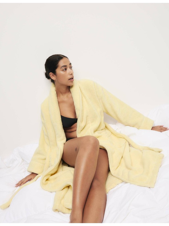 Marks & Spencer Frottír fürdőköpeny 100% pamutból Marks & Spencer sárga