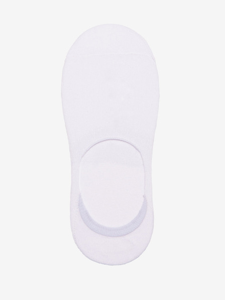 Ombre Clothing Három darabos készlet fehér férfi slip on zoknik Ombre Clothing