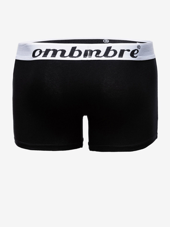 Ombre Clothing Fekete férfi boxeralsó - 3 csomag Ombre Clothing U159
