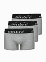 Ombre Clothing Szürke férfi boxeralsó - 3 csomag Ombre ruházat U159