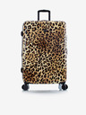 Heys Fekete és barna mintás utazóbőrönd Heys Brown Leopard L