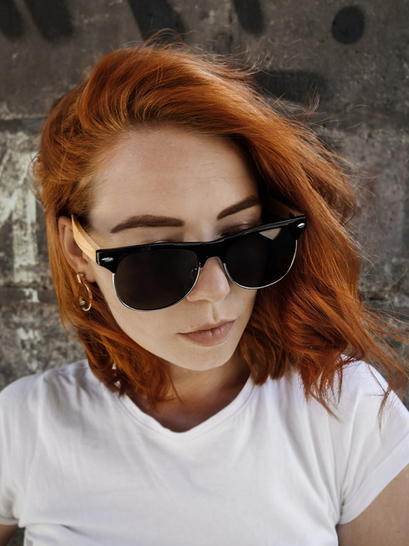 VEYREY VeyRey napszemüveg polarizált félkeretes napszemüveg Hyalos fekete szemüveg