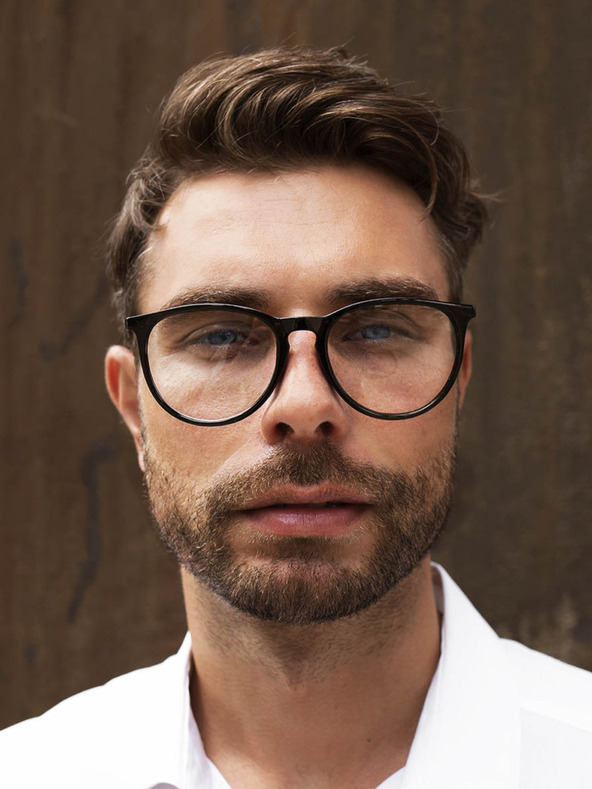 VEYREY VeyRey Tiszta szemüveg négyzet alakú Bonham Fekete