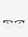 VEYREY VeyRey Blue Light Blocking Glasses Semi-Framed Gadson Fekete
