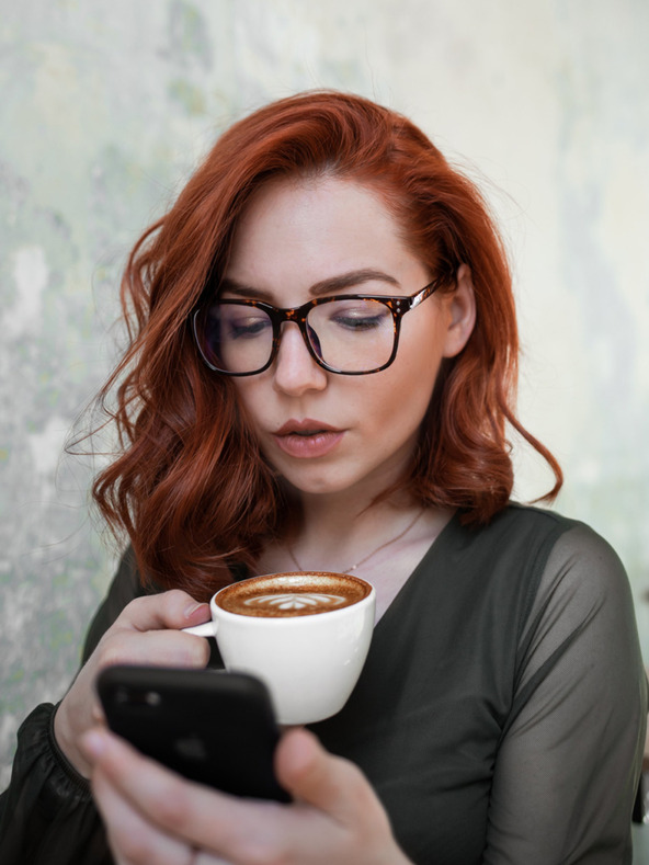 VEYREY VeyRey Kék fényt blokkoló szemüveg négyzet Evelin Brown