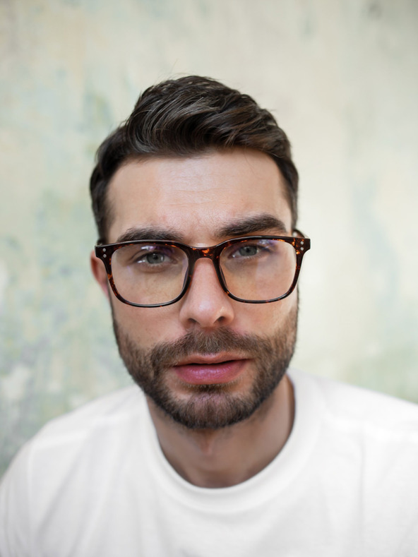 VEYREY VeyRey Kék fényt blokkoló szemüveg négyzet Evelin Brown