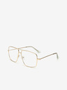 VEYREY Edge szemüveg tiszta lencsékkel, arany színben VeyRey Miles