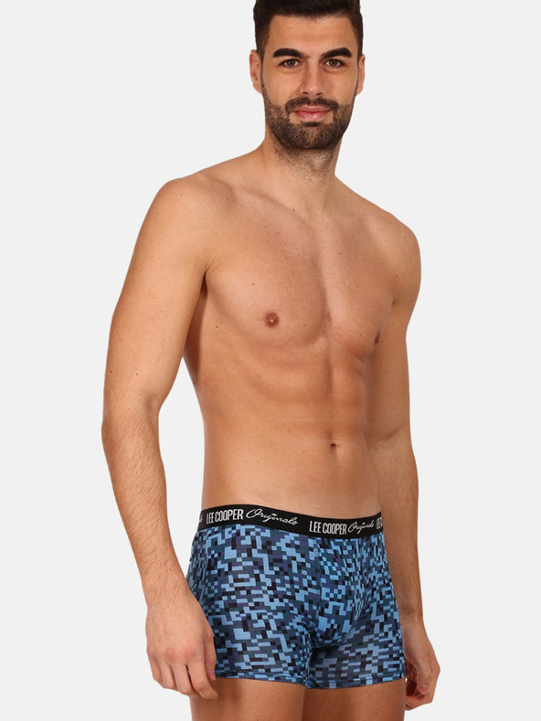 Lee Cooper Lee Cooper három darabos férfi boxeralsó készlet kék, lila és piros színben