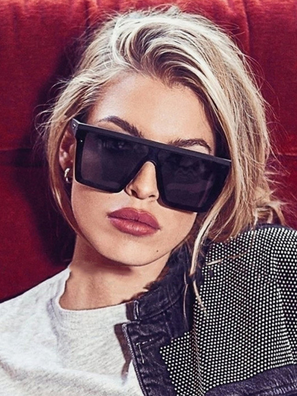 VEYREY Fekete uniszex VeyRey Oversize Pholitu napszemüveg