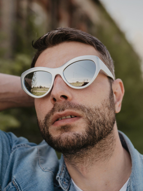 VEYREY Ezüst uniszex sport napszemüveg VeyRey Gimphrailius