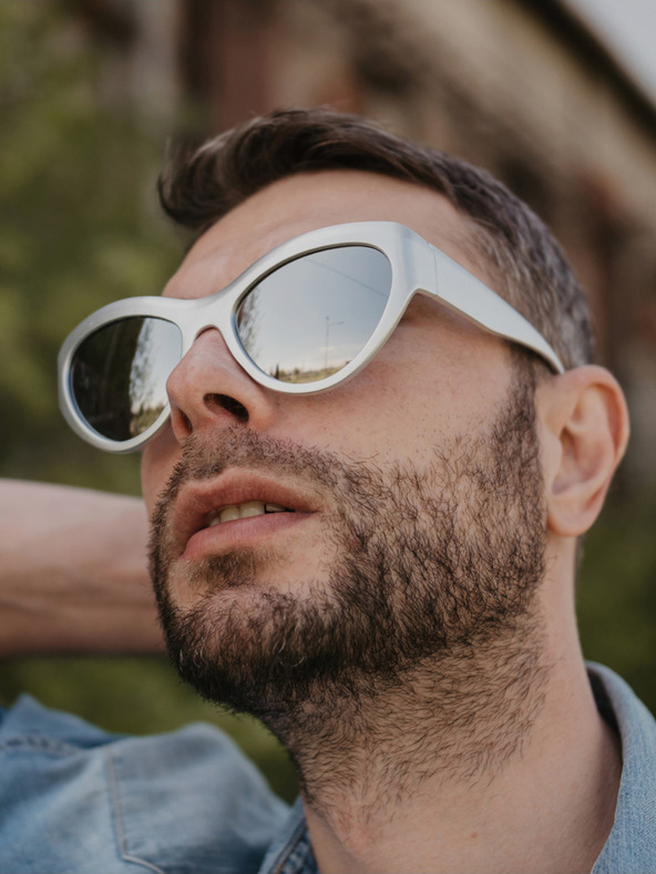 VEYREY Ezüst uniszex sport napszemüveg VeyRey Gimphrailius