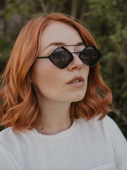 VEYREY Fekete unisex VeyRey Aeltimpion napszemüveg