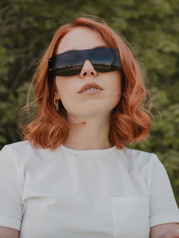 VEYREY Fekete uniszex napszemüveg VeyRey Binneon