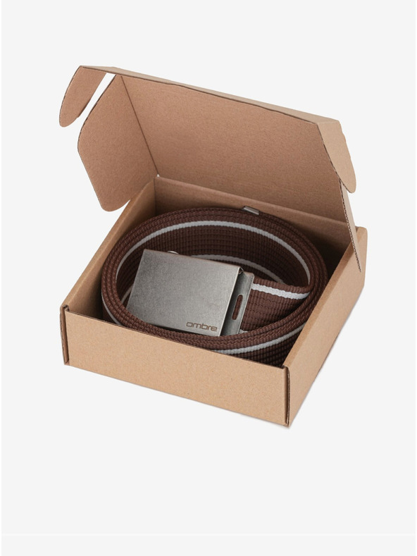 Ombre Clothing Barna férfi öv Ombre Clothing