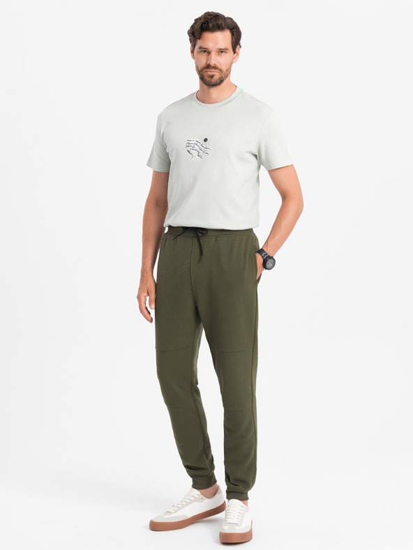 Ombre Clothing Khaki Férfi melegítőnadrág Ombre Ruházat Ottoman