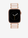 Anne Klein Apple Watch szíj világos rózsaszín kristályokkal Anne Klein