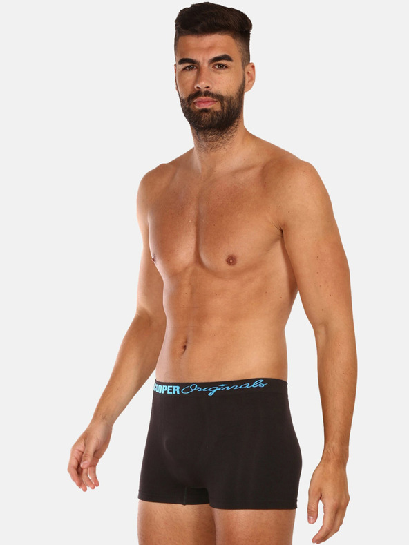 Lee Cooper Öt pár fekete férfi Lee Cooper boxeralsóból álló készlet