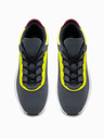 Ombre Clothing Sötétszürke férfi tornacipő neonszínű talppal Ombre Clothing