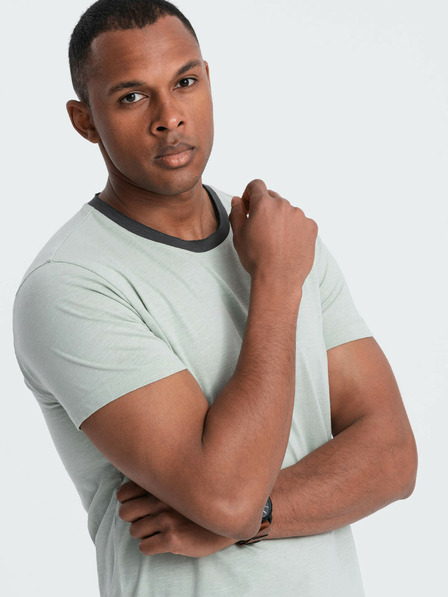 Ombre Clothing Szürke férfi póló Ombre ruházat