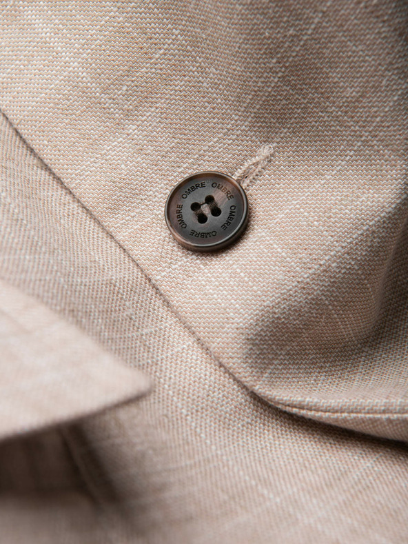 Ombre Clothing Bézs férfi blézer Ombre Ruházat