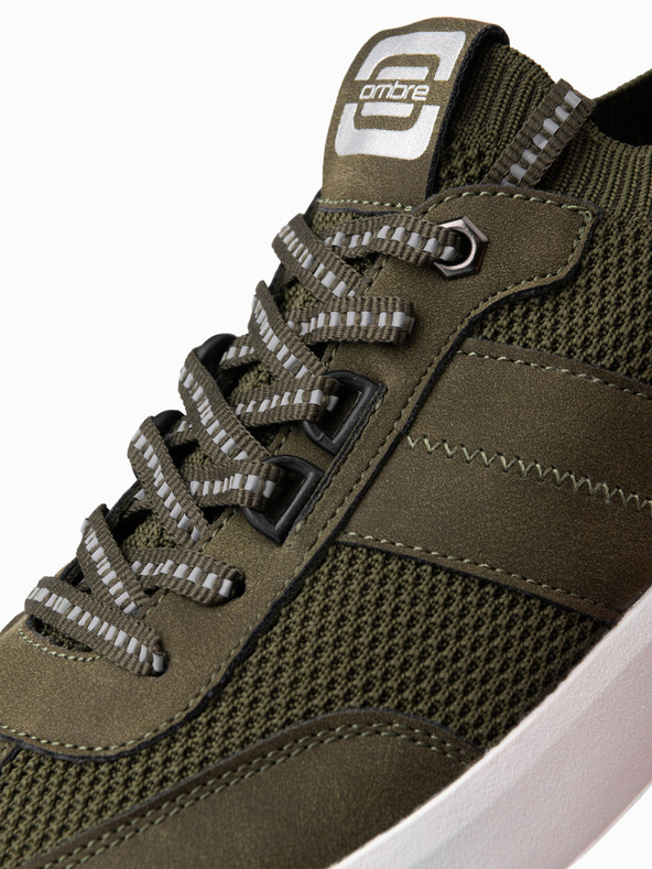 Ombre Clothing Zöld férfi tornacipő Ombre Ruházat