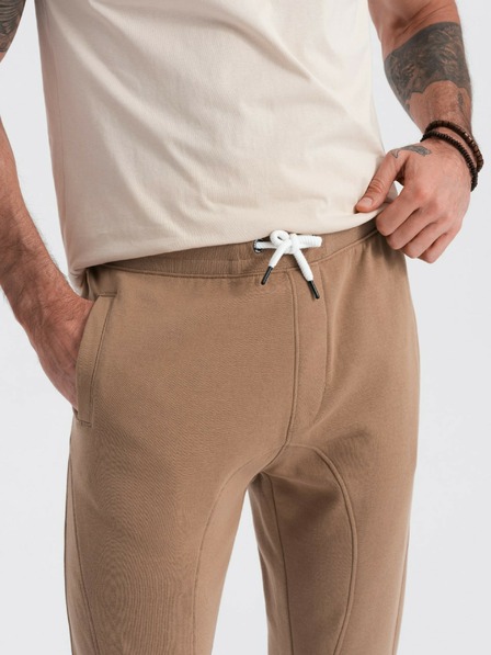 Ombre Clothing Barna férfi jogging nadrág Ombre Ruházat