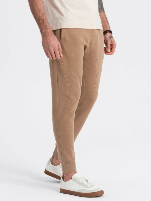 Ombre Clothing Barna férfi jogging nadrág Ombre Ruházat