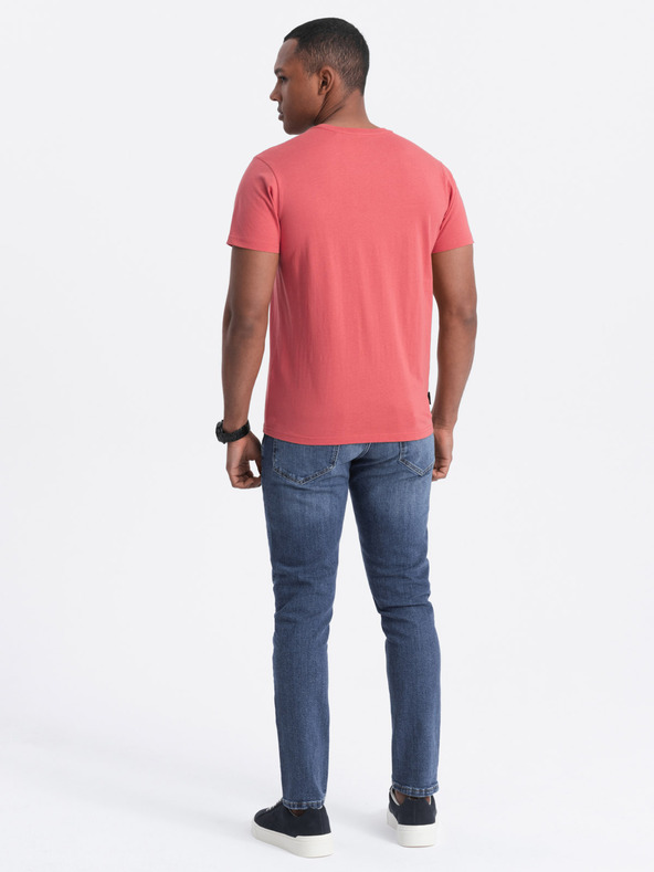 Ombre Clothing Korall férfi alap póló Ombre Ruházat Ombre Clothing