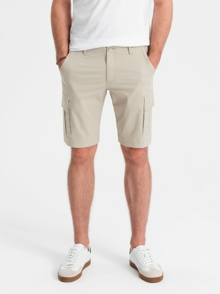 Ombre Clothing Bézs férfi Cargo rövidnadrág Ombre ruházat