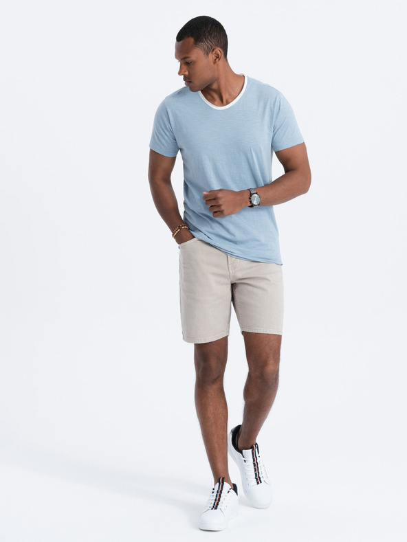 Ombre Clothing Kék férfi ing Ombre Clothing Ombre ruházat