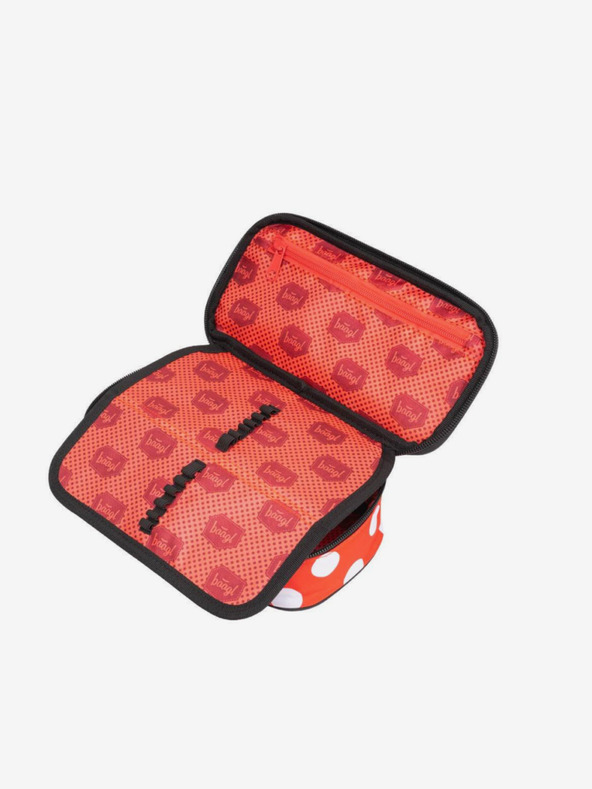 BAAGL  Piros iskolai tolltartó etue pöttyös Baagl