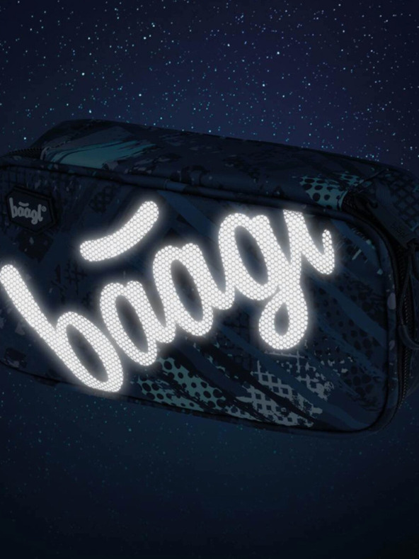 BAAGL  Kék iskolai tolltartó skate struktúra Baagl