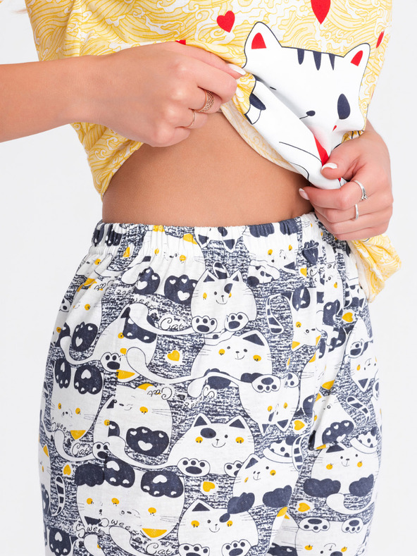 Edoti Női pizsama - sárga EDOTI